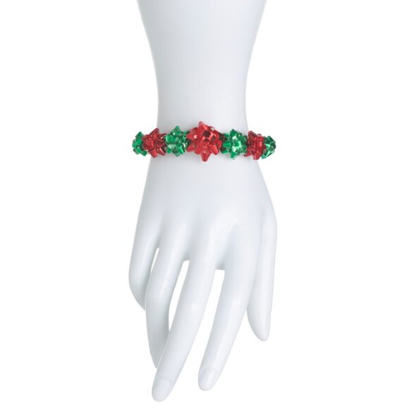 BETSEY JOHNSON multi Present Bow Hinge Bracelet - Picture 2 of 2